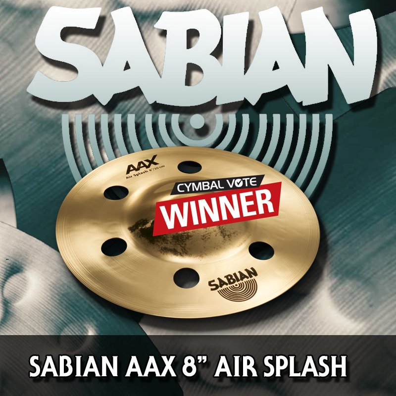 [★드럼채널★] Sabian AAX 8 inch Air Splash /심벌/사비안